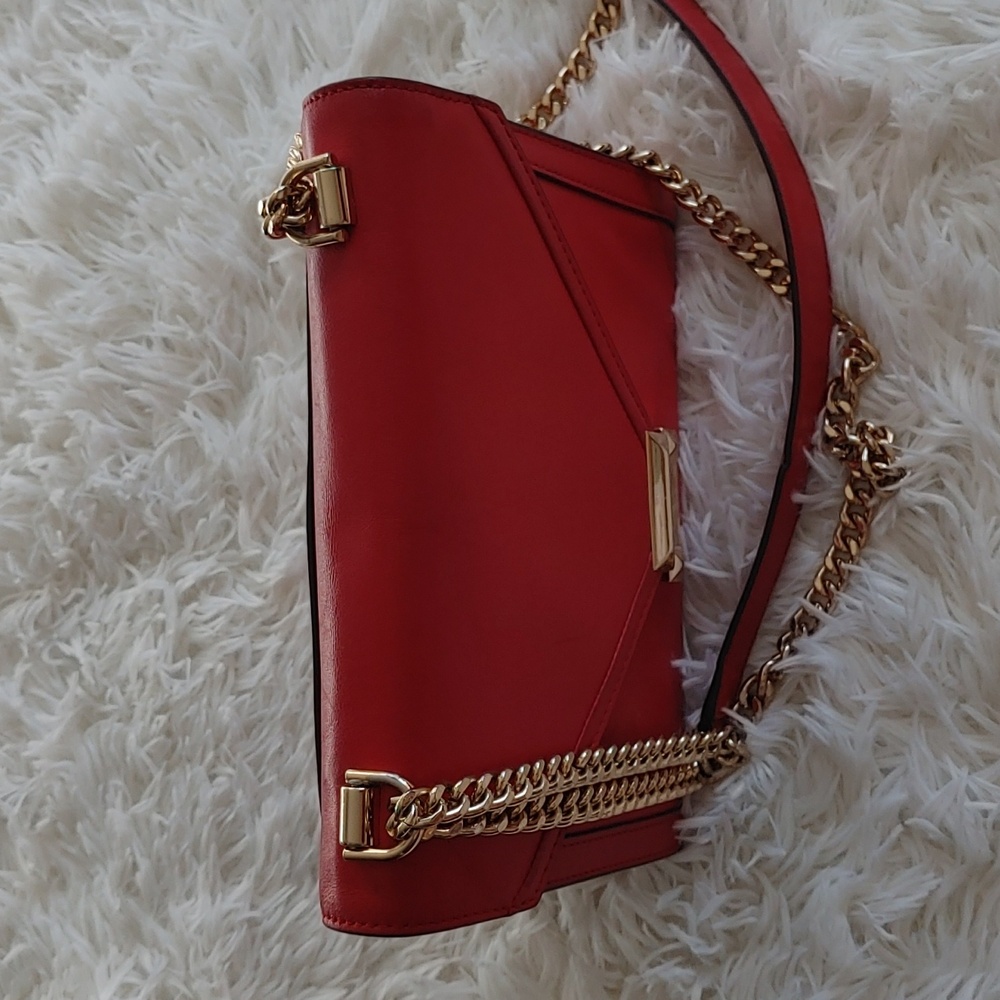 Michael Kors Whitney Red Leather Bag - Picture 5 of 16
